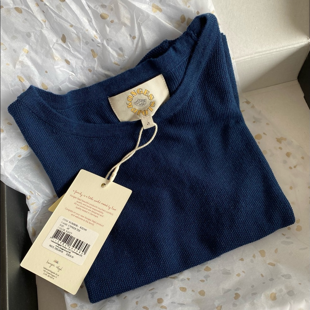 KONGES SLOJD
Cypress Organic Cotton T-Shirts Navy Blue